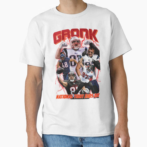Gronk National Tight Ends Day T-Shirt - Custom Art Print for Adults - T-Shirt, Sweatshirt, Hoodie
