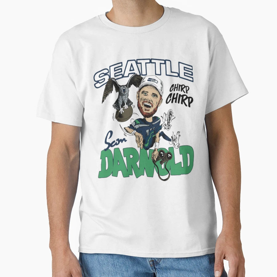 Sam Darnold Seattle Seahawks Chirp T-Shirt - Trendy Graphic Men Women - T-Shirt, Sweatshirt, Hoodie