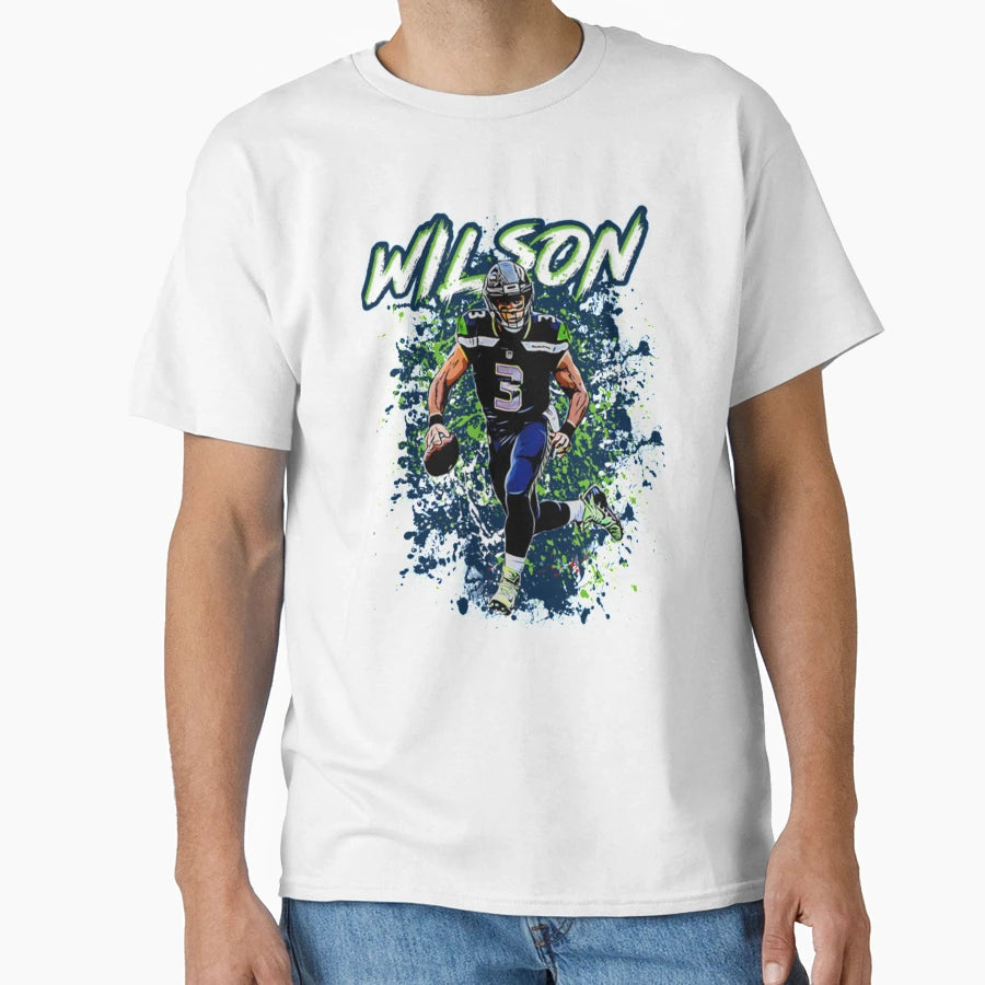 Russel Wilson T-Shirt - Streetwear Style Men Women - T-Shirt, Sweatshirt, Hoodie