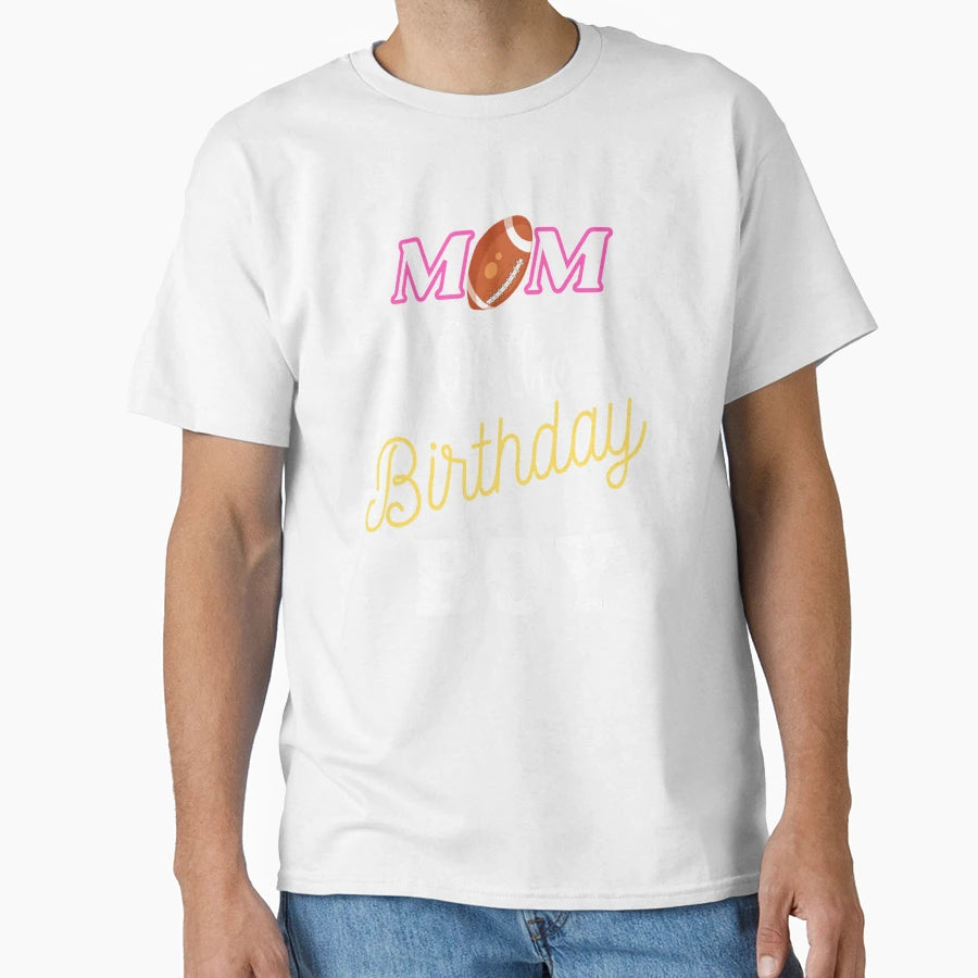 Mommy Birthday American Football T-Shirt - Novelty Apparel Unisex - T-Shirt, Sweatshirt, Hoodie