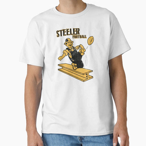 Pittsburgh Steelers T-Shirt - Minimalist Print Men Women - T-Shirt, Sweatshirt, Hoodie