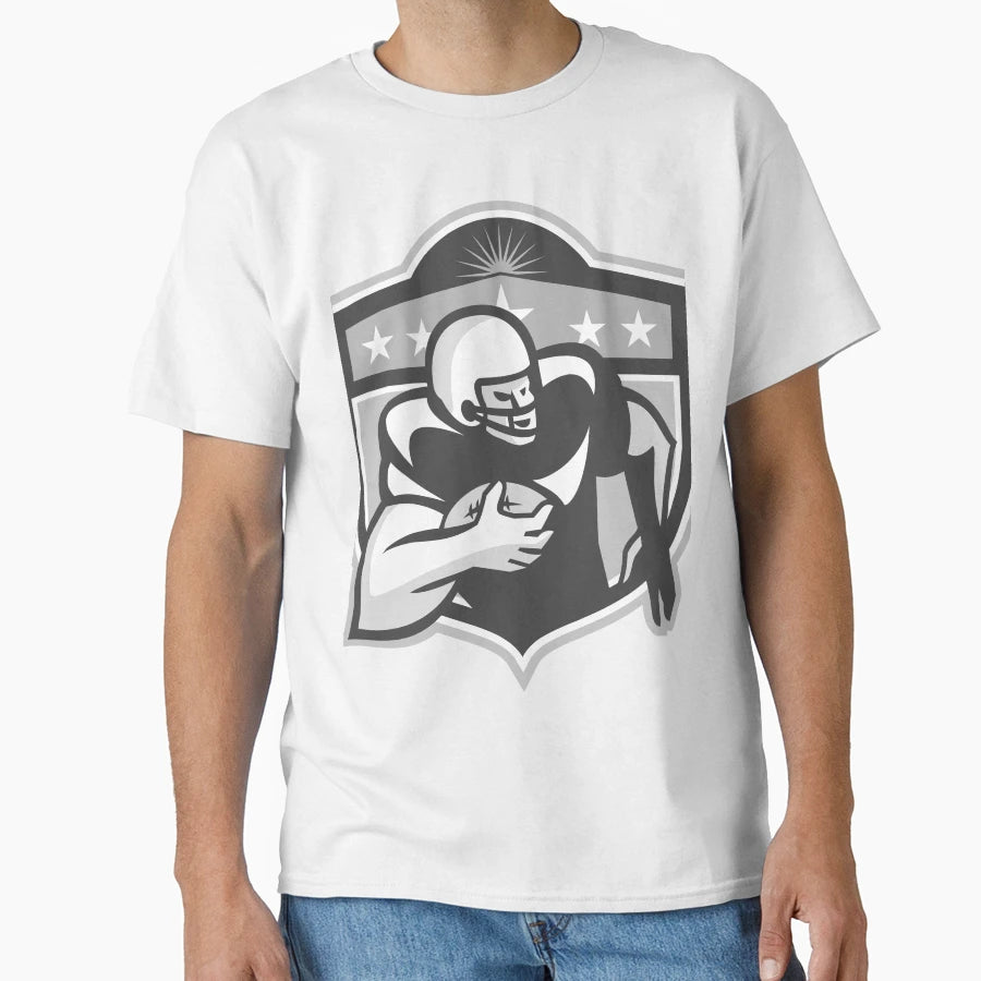 American Gridiron Wide Receiver T-Shirt - Aesthetic Graphic for Adults - T-Shirt, Sweatshirt, Hoodie