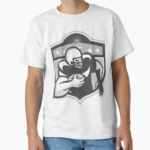 American Gridiron Wide Receiver T-Shirt - Aesthetic Graphic for Adults - T-Shirt, Sweatshirt, Hoodie