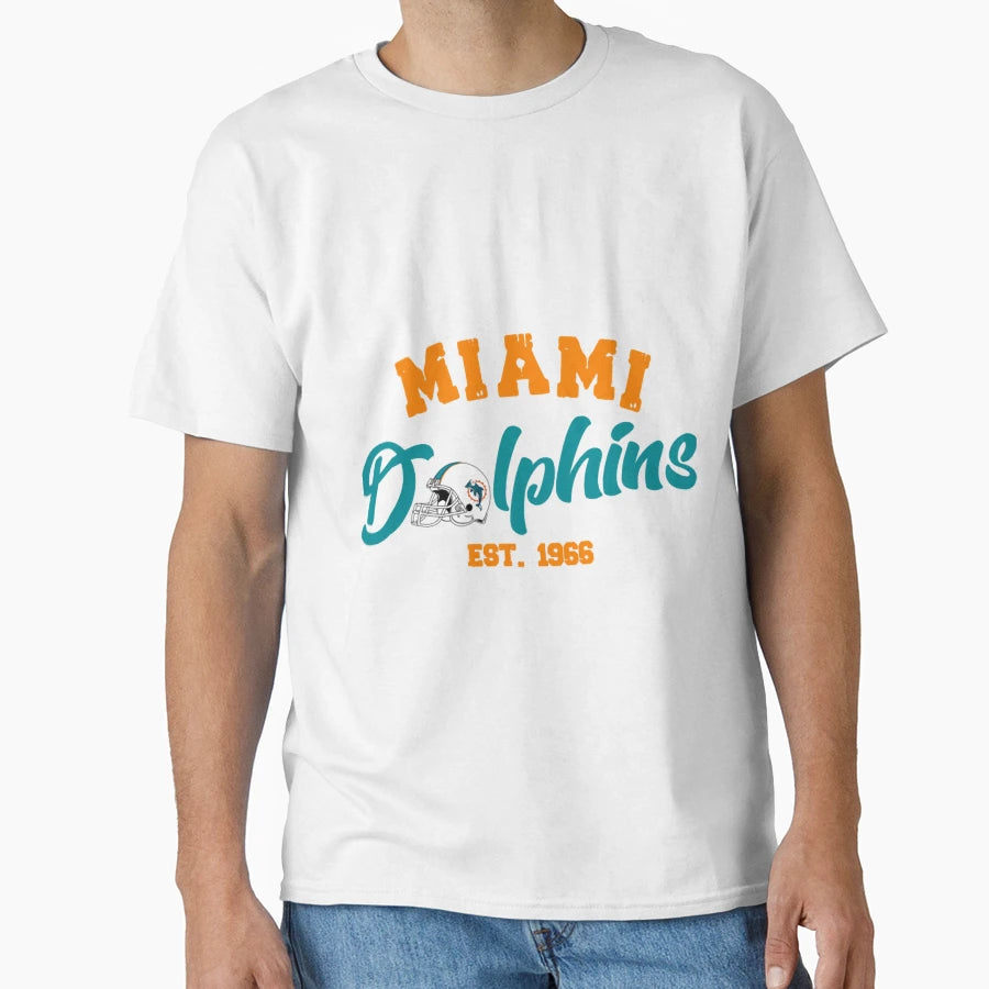 Art Miami Dolphins T-Shirt - Unique Graphic Unisex - T-Shirt, Sweatshirt, Hoodie