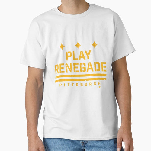 Play Renegade Pittsburgh Football T-Shirt - Custom Art Print for Adults - T-Shirt, Sweatshirt, Hoodie