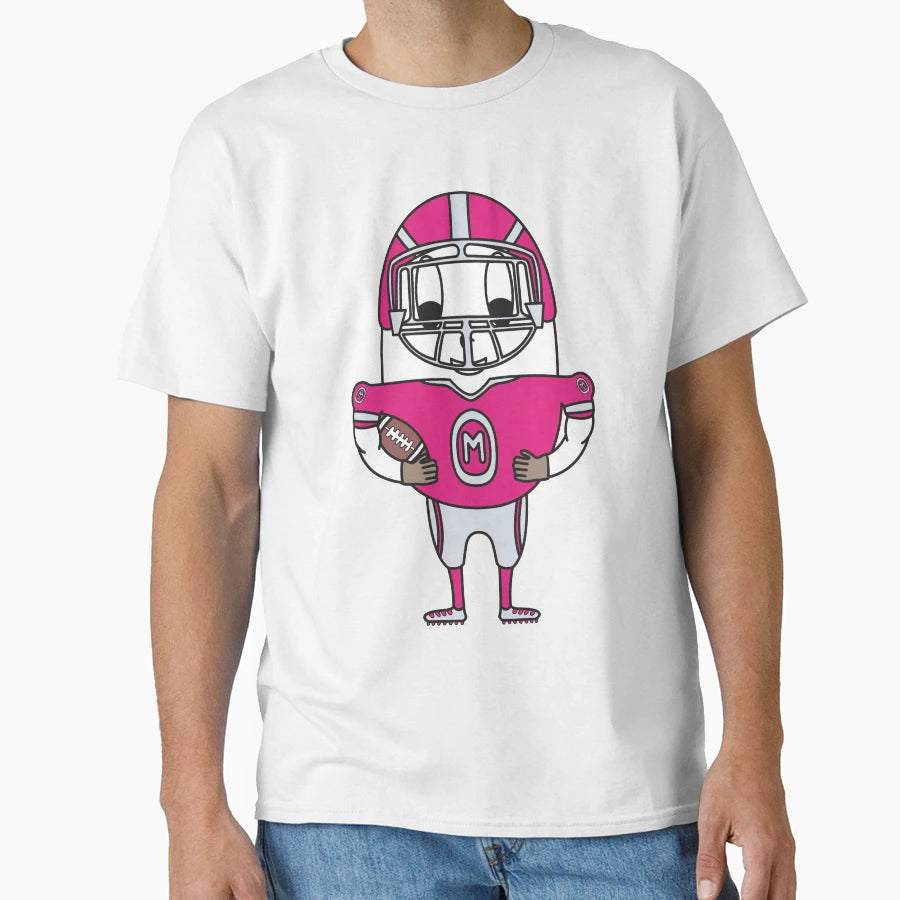 American Football Player Egg T-Shirt - Trendy Graphic for Adults - T-Shirt, Sweatshirt, Hoodie