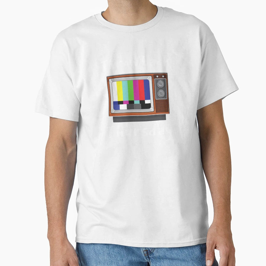 Throwback Thursday Television T-Shirt - Minimalist Print Men Women - T-Shirt, Sweatshirt, Hoodie