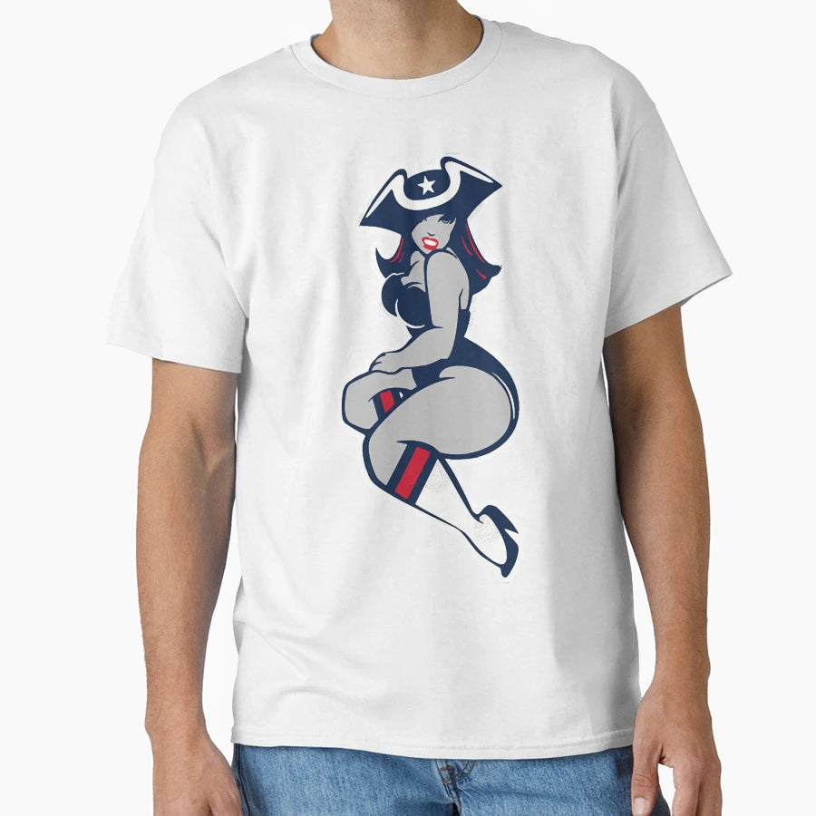 Sexy Sports Babe Patriots T-Shirt - Casual Everyday Wear for Adults - T-Shirt, Sweatshirt, Hoodie