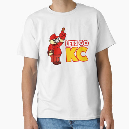 Kansas City Football Big Red Number T-Shirt - Casual Everyday Wear Unisex - T-Shirt, Sweatshirt, Hoodie