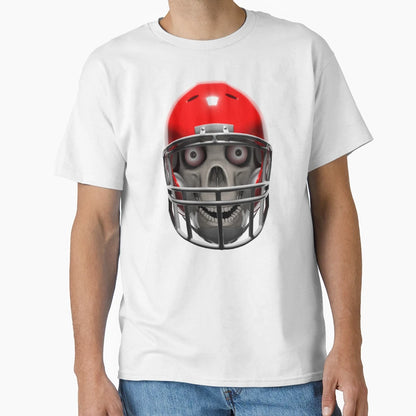 Football Skull T-Shirt - Fun Novelty Design Men Women - T-Shirt, Sweatshirt, Hoodie