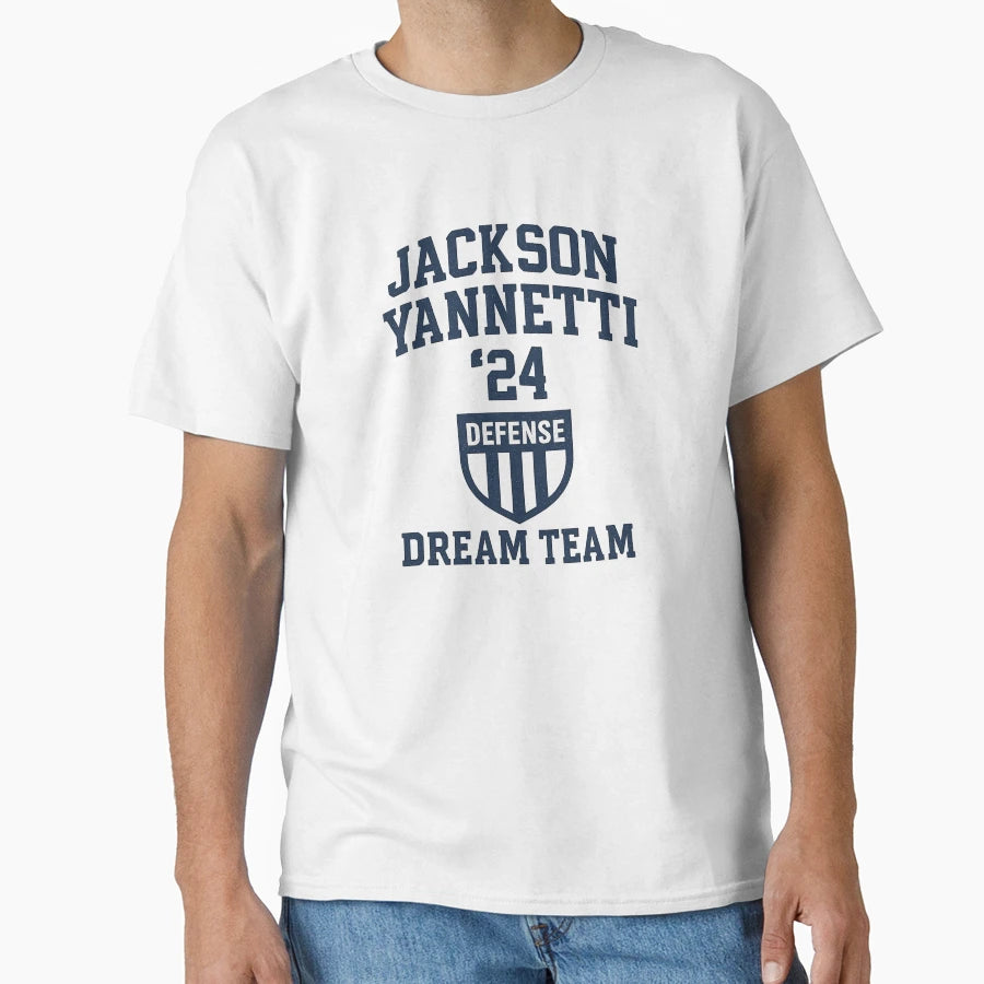 Jackson Yannetti 24 Defense Dream Team T-Shirt - Graphic Print Unisex - T-Shirt, Sweatshirt, Hoodie