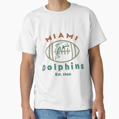 Art Miami Dolphins T-Shirt - Aesthetic Graphic for Adults - T-Shirt, Sweatshirt, Hoodie