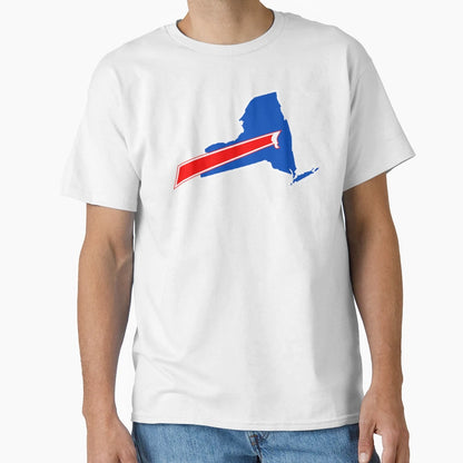 New York Bills T-Shirt - Custom Art Print Unisex - T-Shirt, Sweatshirt, Hoodie