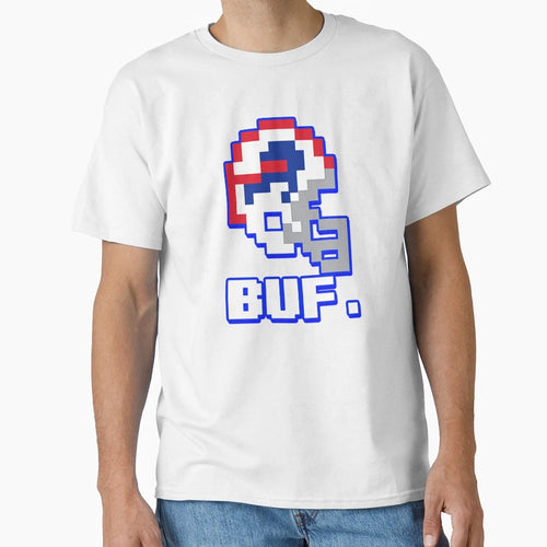 Buffalo Tecmo Bowl Helmet Circle Wagons And T-Shirt - Graphic Print Unisex - T-Shirt, Sweatshirt, Hoodie