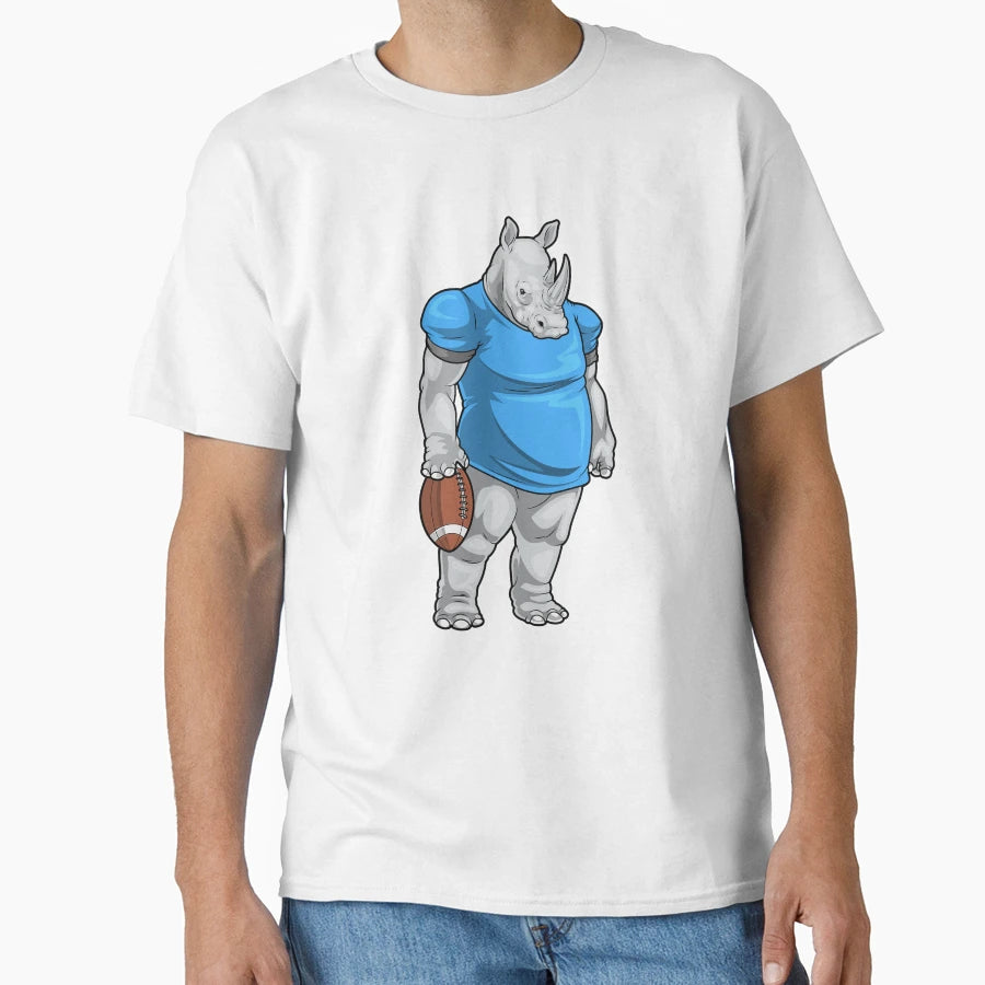 Rhino American Football Sports T-Shirt - Casual Everyday Wear Unisex - T-Shirt, Sweatshirt, Hoodie