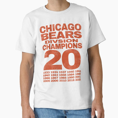 Chicago Bears Champions 2025 T-Shirt - Unique Graphic Unisex - T-Shirt, Sweatshirt, Hoodie