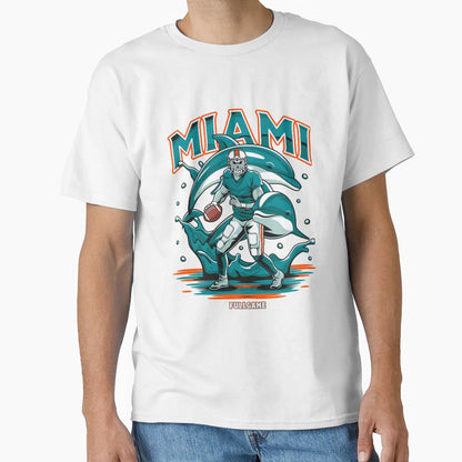Miami Football T-Shirt - Novelty Apparel for Adults - T-Shirt, Sweatshirt, Hoodie