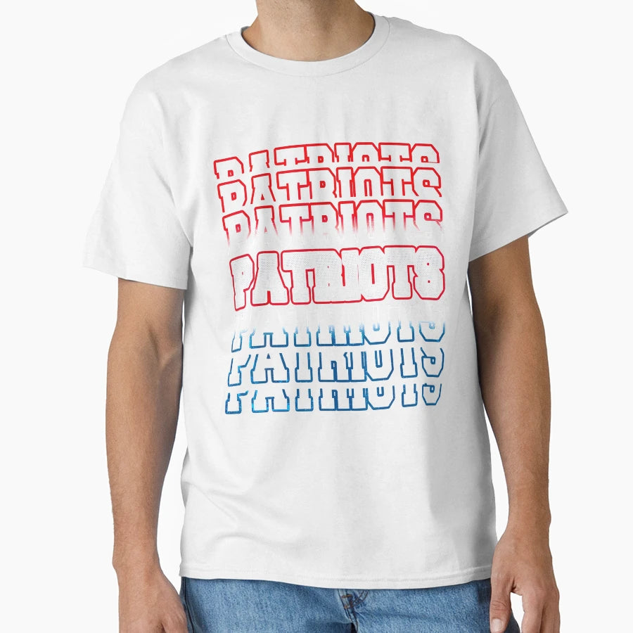 Patriots Football Game Sports T-Shirt - Custom Art Print for Adults - T-Shirt, Sweatshirt, Hoodie