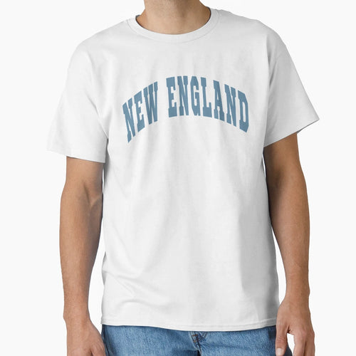 New England Varsity Lettering T-Shirt - Novelty Apparel for Adults - T-Shirt, Sweatshirt, Hoodie