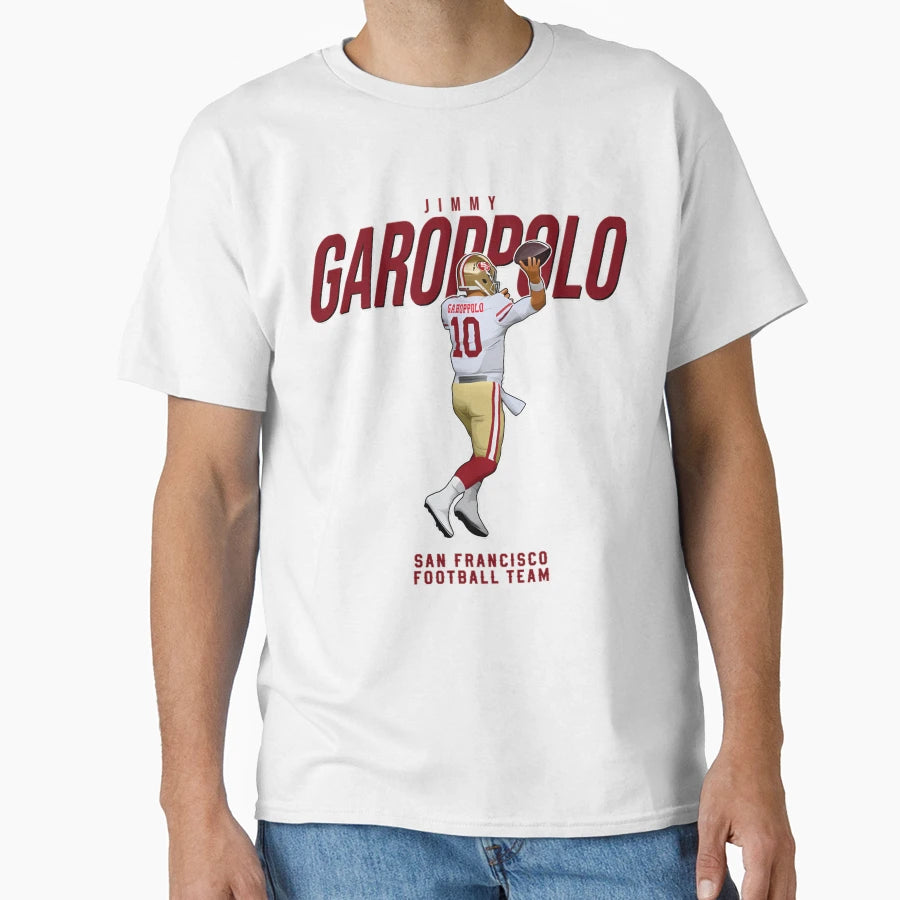 Jimmy Garoppolo 10 San Francisco T-Shirt - Streetwear Style Men Women - T-Shirt, Sweatshirt, Hoodie