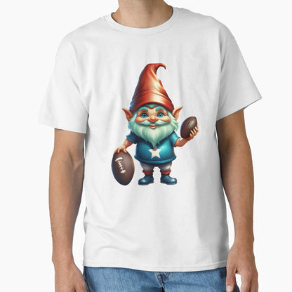 Gnome American Football T-Shirt - Minimalist Print Unisex - T-Shirt, Sweatshirt, Hoodie