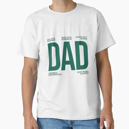 Minimalist Typography Type New Dad T-Shirt - Aesthetic Graphic Unisex - T-Shirt, Sweatshirt, Hoodie