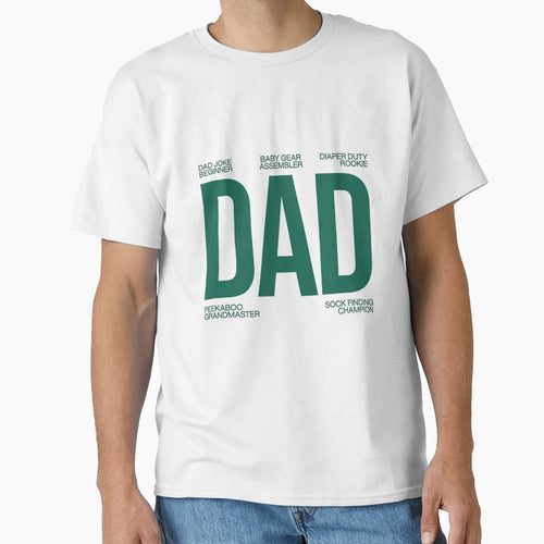 Minimalist Typography Type New Dad T-Shirt - Aesthetic Graphic Unisex - T-Shirt, Sweatshirt, Hoodie