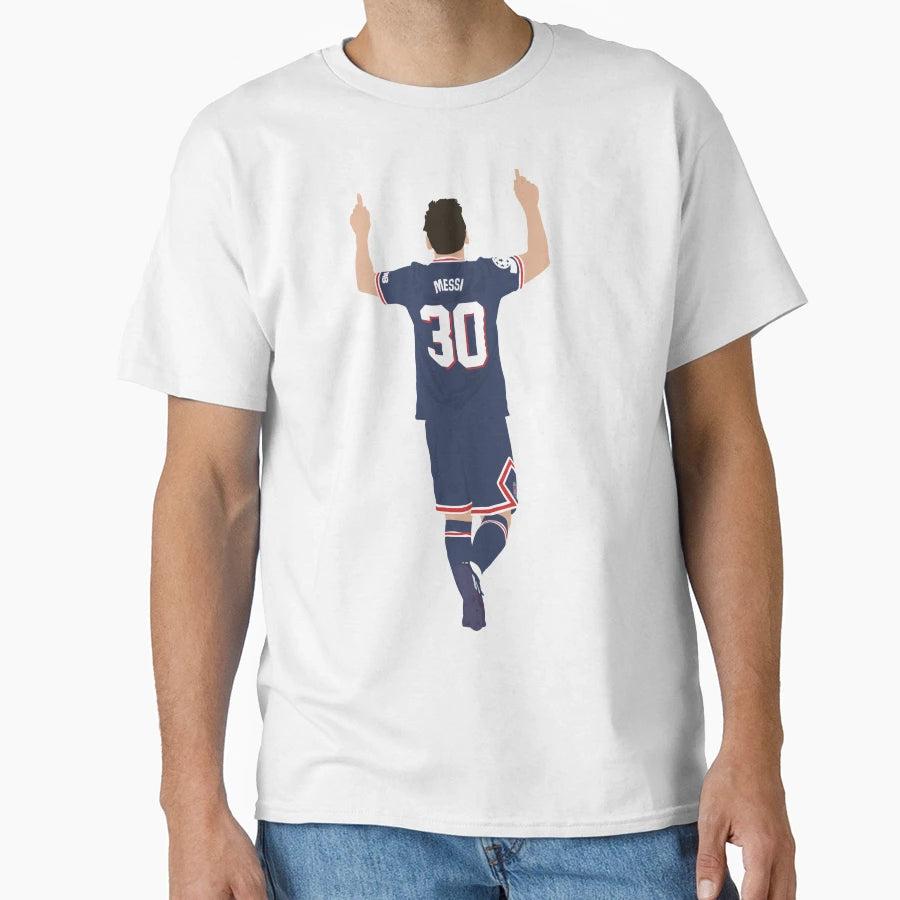 Messi Minimalist T-Shirt - Unique Graphic Men Women - T-Shirt, Sweatshirt, Hoodie