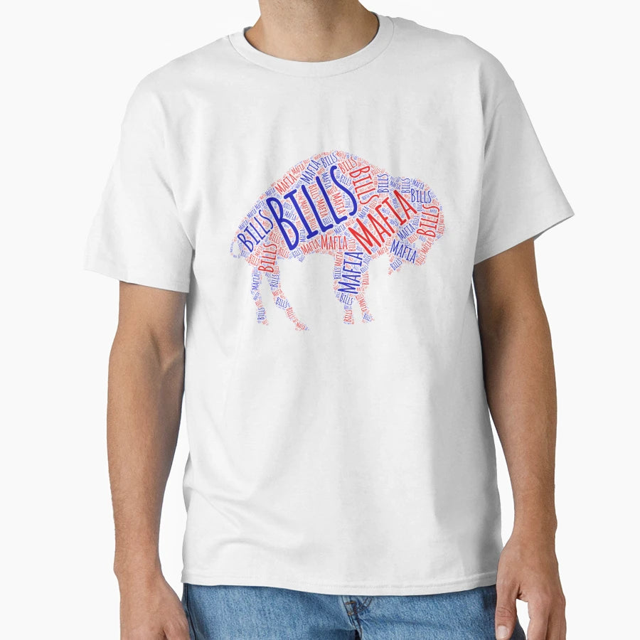 Bills Mafia Buffalo T-Shirt - Custom Art Print Unisex - T-Shirt, Sweatshirt, Hoodie