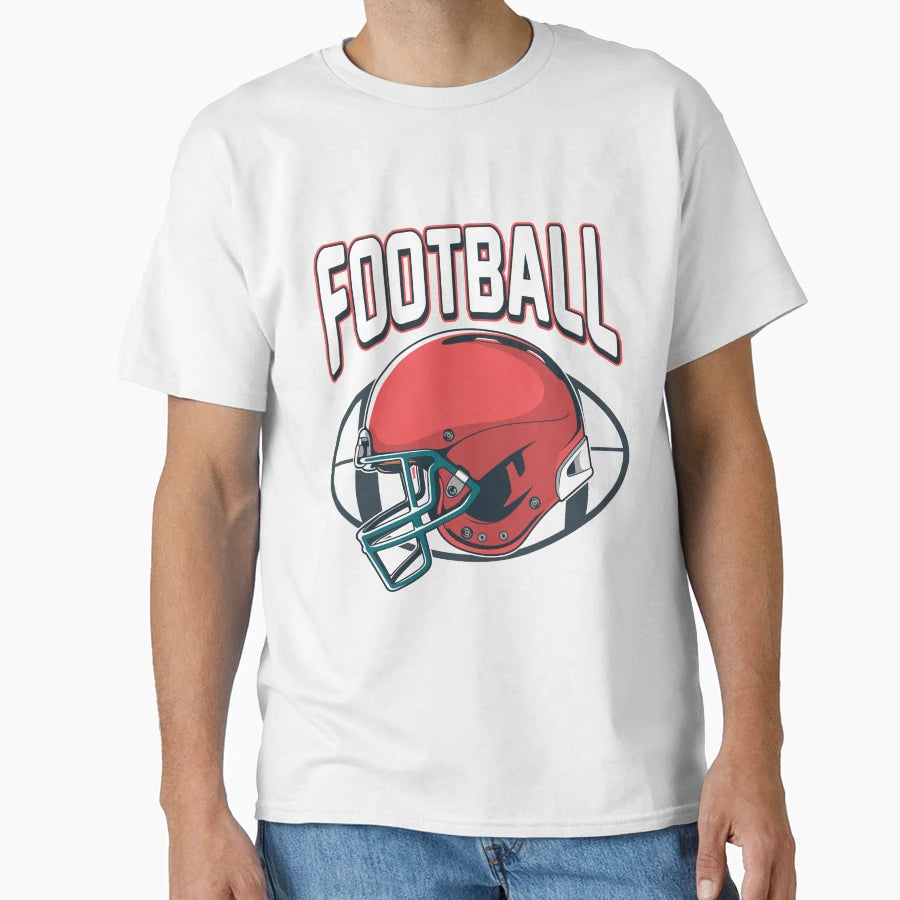 College Team American Football Trendy T-Shirt - Novelty Apparel Men Women - T-Shirt, Sweatshirt, Hoodie