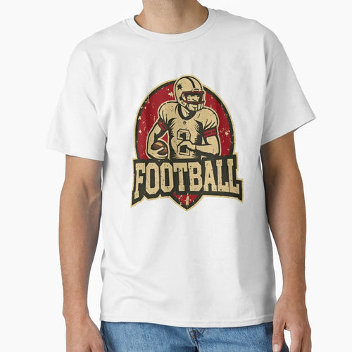 Football Sports Logo T-Shirt - Trendy Graphic Men Women - T-Shirt, Sweatshirt, Hoodie