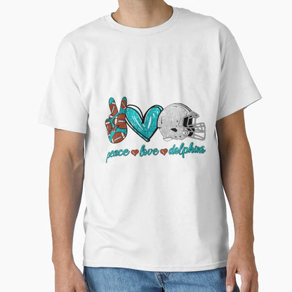 Football Miami Dolphins T-Shirt - Aesthetic Graphic for Adults - T-Shirt, Sweatshirt, Hoodie