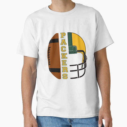 Wisconsin Football Helmet T-Shirt - Graphic Print for Adults - T-Shirt, Sweatshirt, Hoodie