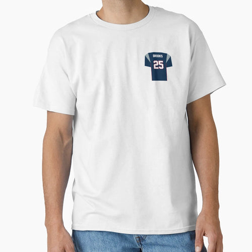 Terrence Brooks Patriots Jersey T-Shirt - Minimalist Print Unisex - T-Shirt, Sweatshirt, Hoodie
