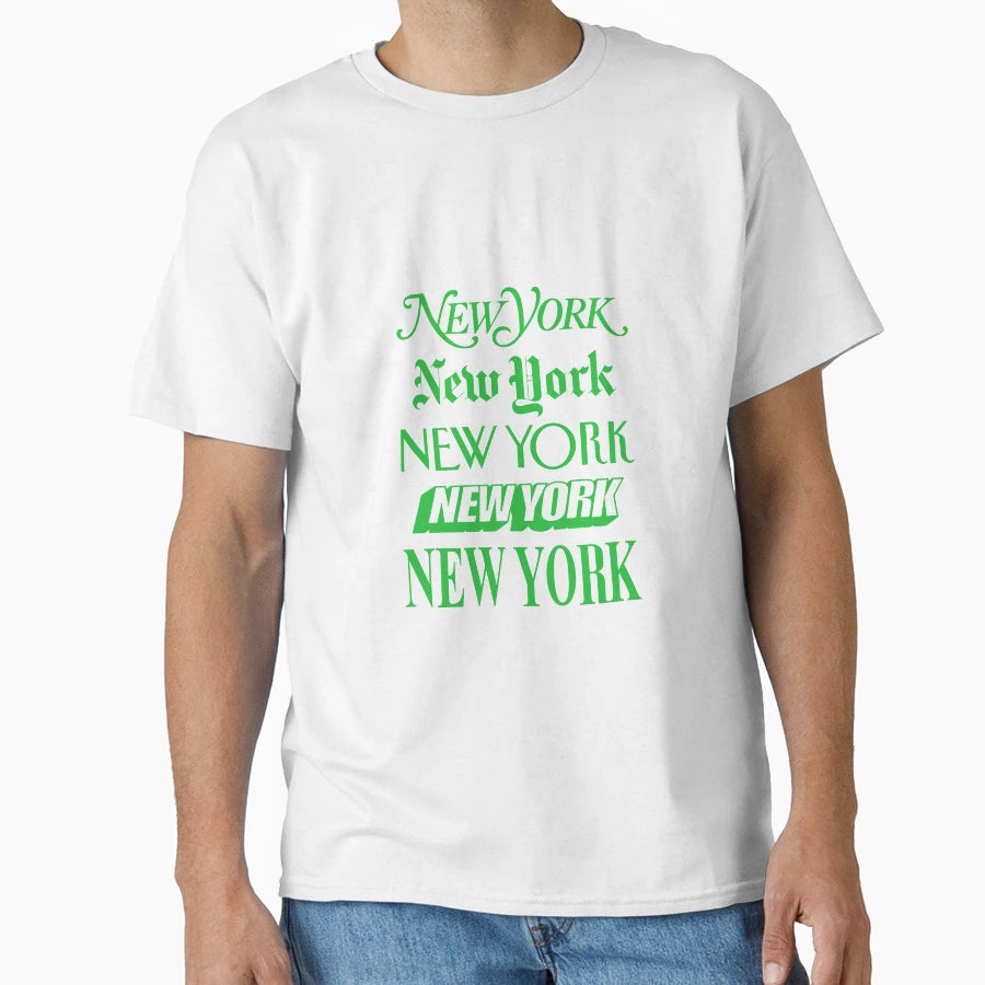 New York New York T-Shirt - Minimalist Print Unisex - T-Shirt, Sweatshirt, Hoodie