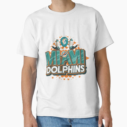 Art Miami Dolphins T-Shirt - Novelty Apparel Unisex - T-Shirt, Sweatshirt, Hoodie