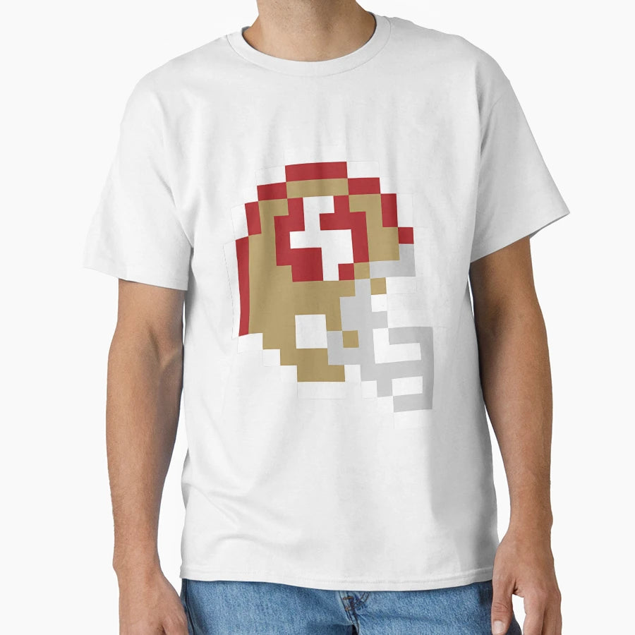 San Francisco 49Ers 8 Bit T-Shirt - Casual Everyday Wear for Adults - T-Shirt, Sweatshirt, Hoodie