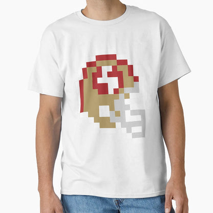 San Francisco 49Ers 8 Bit T-Shirt - Casual Everyday Wear for Adults - T-Shirt, Sweatshirt, Hoodie
