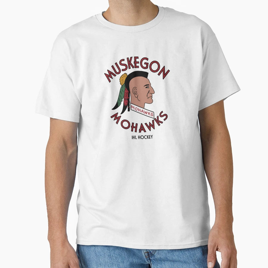 Muskegon Mohawks T-Shirt - Trendy Graphic Unisex - T-Shirt, Sweatshirt, Hoodie