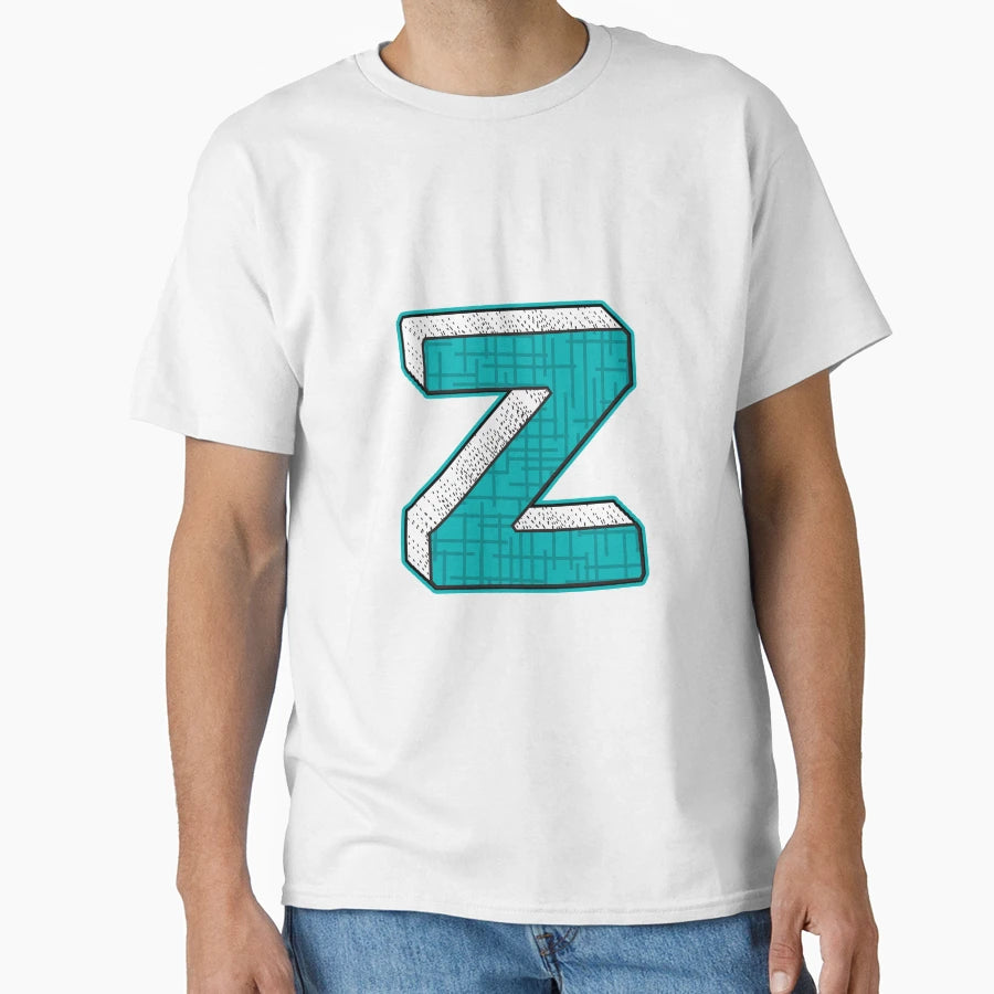 Alphabets Blue Ywzmls 17 T-Shirt - Minimalist Print Men Women - T-Shirt, Sweatshirt, Hoodie