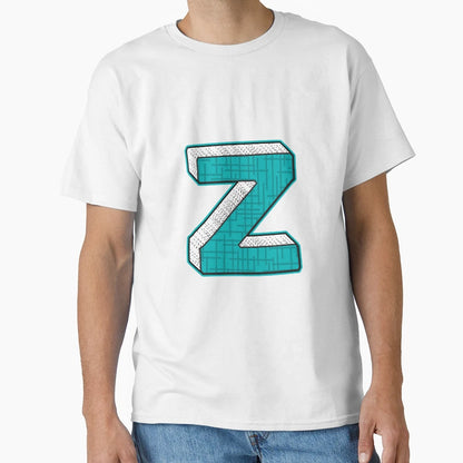 Alphabets Blue Ywzmls 17 T-Shirt - Minimalist Print Men Women - T-Shirt, Sweatshirt, Hoodie