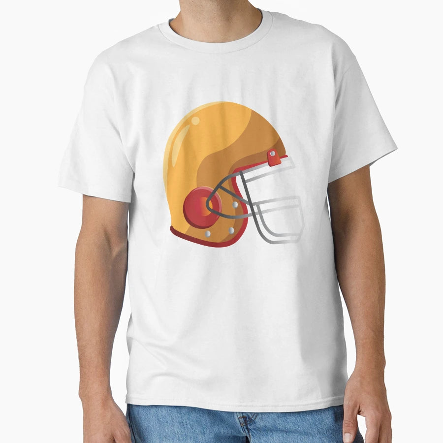 Football American Helmet T-Shirt - Novelty Apparel Men Women - T-Shirt, Sweatshirt, Hoodie