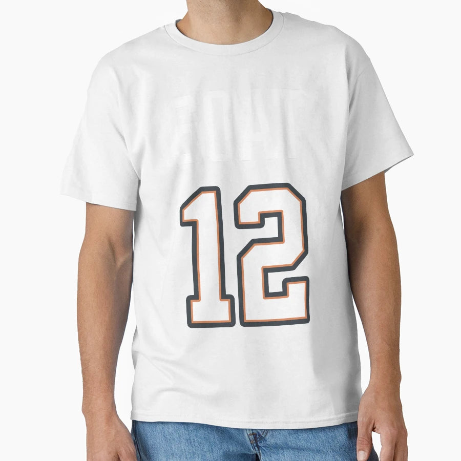 Goat 12 Jersey Styled Mug Throw Blanket Hoodie - Minimalist Print Unisex - T-Shirt, Sweatshirt, Hoodie