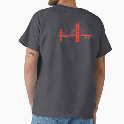 Californias Golden Gate Bridge Span T-Shirt - Trendy Graphic for Adults - T-Shirt, Sweatshirt, Hoodie