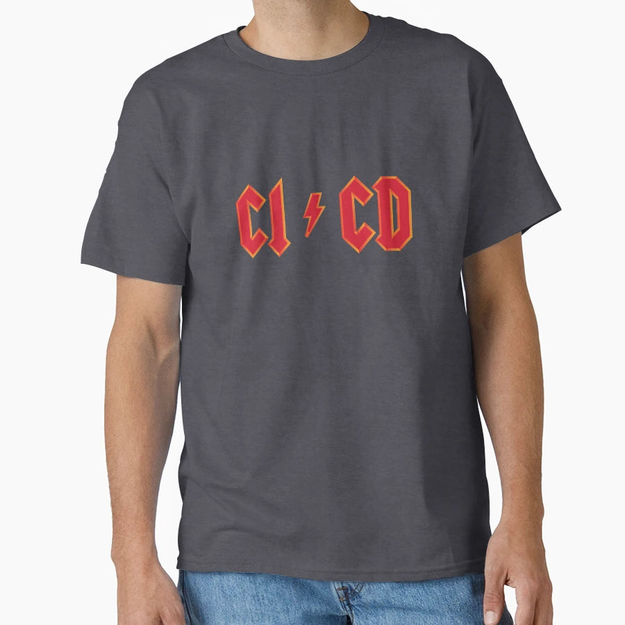 Ci Cd T-Shirt - Minimalist Print for Adults - T-Shirt, Sweatshirt, Hoodie