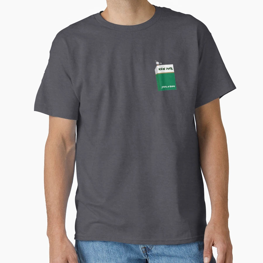 New York State Mind Cigs T-Shirt - Minimalist Print for Adults - T-Shirt, Sweatshirt, Hoodie