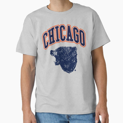Bear Down Chicago Light T-Shirt - Trendy Graphic Unisex - T-Shirt, Sweatshirt, Hoodie