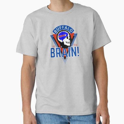 Buffalo Brain T-Shirt - Fun Novelty Design Unisex - T-Shirt, Sweatshirt, Hoodie