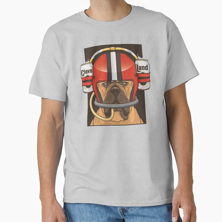 Cleveland Browns Beer Helmet T-Shirt - Custom Art Print Unisex - T-Shirt, Sweatshirt, Hoodie