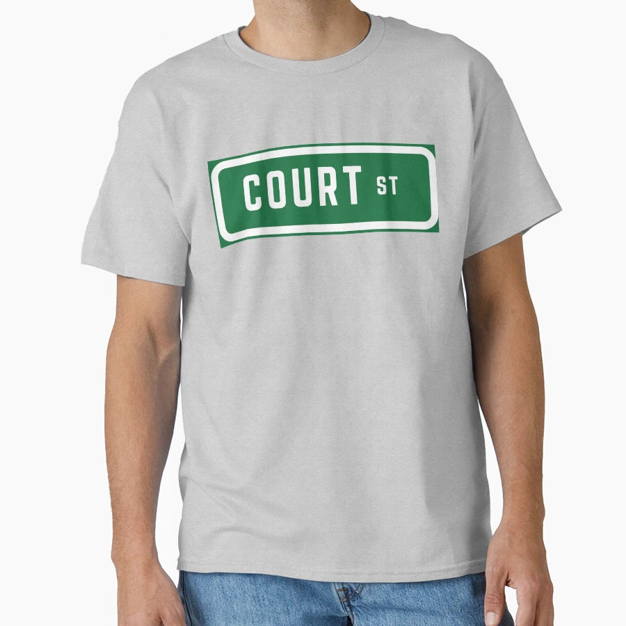Court Street Sign T-Shirt - Graphic Print for Adults - T-Shirt, Sweatshirt, Hoodie